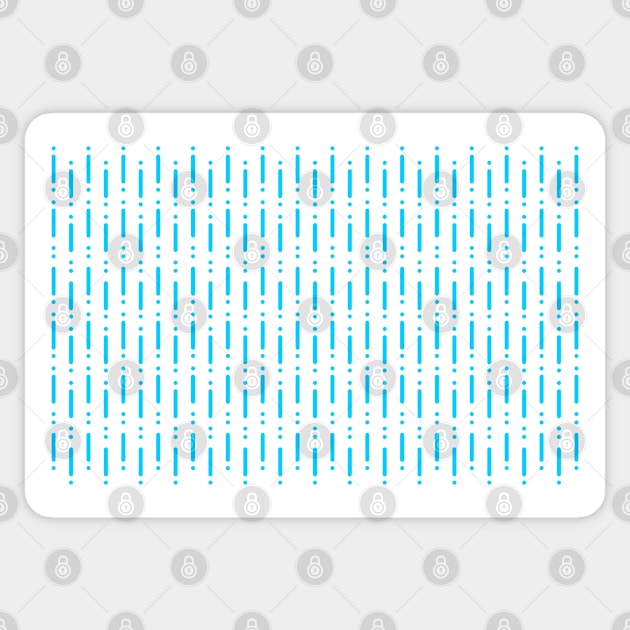 Rain In Morse Code Beruang Tidur Sticker Teepublic